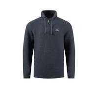 Weird Fish Cruiser Macaroni Sweat zippé 1/4 (pull/polaire), bleu marine, L