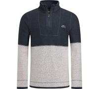Weird Fish - "Kielder Limited Edition" Pull à fermeture éclair courte pour homme WF203 (L) (Bleu marine foncé)