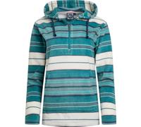 Weird Fish - "Lana" sweat à capuche avec fermeture éclair courte pour femme WF172 (40 FR) (Bleu marine)