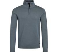 Weird Fish - Pull "Baxter" à fermeture éclair courte pour homme WF412 (3XL) (Bleu trompe-l'œil)