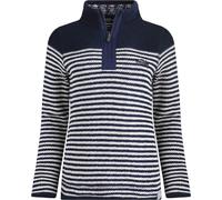 Weird Fish - Pull "Juliet" avec fermeture éclair courte pour femme WF373 (42 FR) (Bleu marine)