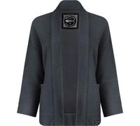 Weird Fish - "Santosh" cardigan coupe courte pour femme WF201 (34 FR) (Bleu marine)