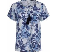 Weird Fish - "Sofia" chemisier double épaisseur pour femme WF543 (40 FR) (Bleu immobilier)