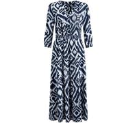 Weird Fish Weird Fish Blue Himanshee Printed Maxi Dress Blue EU 42 (UK 14)