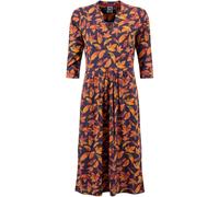 Weird Fish Weird Fish Blue Isolde Printed Jersey Midi Dress Blue 8