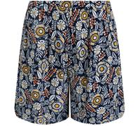Weird Fish Weird Fish Blue Sundance Viscose Printed Shorts Blue EU 50 (UK 22)
