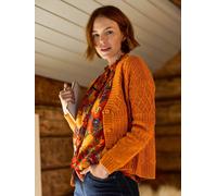 Weird Fish Weird Fish Brown Amiens Mixed Stitch Cardigan