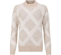 Weird Fish Weird Fish Cream Darlyn Diamond Ribbed Jumper
