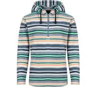 Weird Fish Weird Fish Cream Lana 1/4 Zip Printed Micro Fleece Hoodie