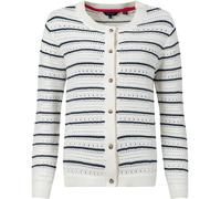 Weird Fish Weird Fish Cream Romilly Pointelle Striped Cardigan