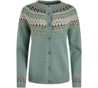 Weird Fish Weird Fish Green Haze Hatty Fairisle Pattern Cardigan