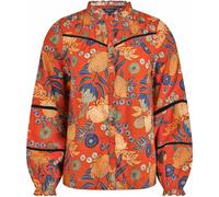 Weird Fish Weird Fish Orange Bodhi Printed Blouse