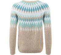 Weird Fish Weird Fish White Kelli FairIsle Pattern Sparkle Knitted Jumper