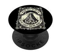 Weird Hill va Mourir mais au Moins tu ES Dead Pun Vintage PopSockets PopGrip Adhésif