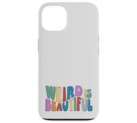Weird is Beautiful ! Retro Groovy Wavy Inspirations Amusante Coque pour iPhone 13