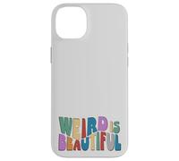 Weird is Beautiful ! Retro Groovy Wavy Inspirations Amusante Coque pour iPhone 14 Plus