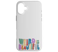 Weird is Beautiful ! Retro Groovy Wavy Inspirations Amusante Coque pour iPhone 16 Plus