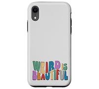 Weird is Beautiful ! Retro Groovy Wavy Inspirations Amusante Coque pour iPhone XR