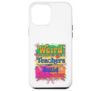 Weird Teachers Build Character Retro Leopard School Graphic Coque pour iPhone 12 Pro Max