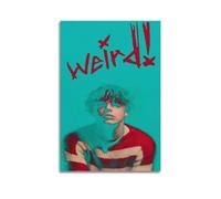 WEIRD YUNGBLUD - Couverture de l'album de musique signée limitée, poster de musique pop hip-hop rap chanteur étoile de musique - Art mural esthétique pour fille et garçon, adolescent - Décoration de