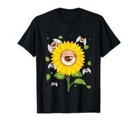 Weirdcore Aesthetic Kawaii Tournesol Oeil Boules ailées T-Shirt