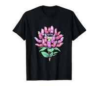 Weirdcore Dreamcore Chemise à Fleurs avec Globe oculaire pour Amoureux des Plantes T-Shirt Graphique avec Valeur, Homme, Noir, M