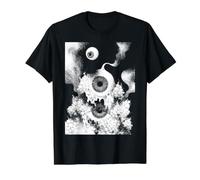 Weirdcore Globes Oculaires Dreamcore Cursed Horreur Creepy T-Shirt Graphique avec Valeur, Homme, Noir, M