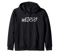 Weirdo Different Spécial Emo Goth Punk Nerd Weird Sweat à Capuche