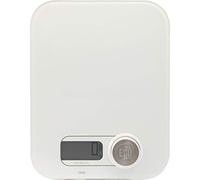 Weis 10531 Eco Pro Balance de cuisine en verre/plastique Blanc 245 x 190 mm