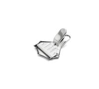 Weis 14537 Presse-Citron pour Tranches Acier Inoxydable Argent 8,5 x 7 x 10 cm