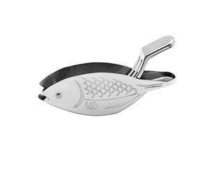 Weis 14553 Poisson Presse-Citron pour Tranches Acier Inoxydable Argent 12 x 2 x 5 cm