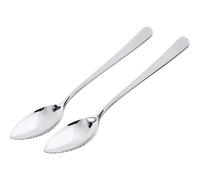 Lot de 2 cuilleres a pamplemousse en inox -