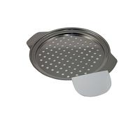 Weis 16035 Plat à spaetzle avec grattoir Acier Inoxydable Argent/Blanc 27,7 x 32,5 x 1,5 cm