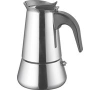 WEIS Espressokocher 4 Tassen Edelstahl