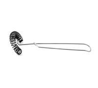 Weis 19131 Fouet-Spiral avec Revêtement de Silicone Acier Inoxydable Argent/Noir 26 x 5 x 2 cm