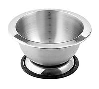 Weis 23126 Bol Battre Acier Inoxydable Argent/Noir 26 x 26 x 13 cm