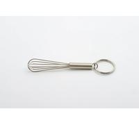 Weis 59908 Porte-clés Mini-Fouet Acier Argent 8 x 2 x 2 cm