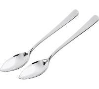 Lot de 2 cuilleres a pamplemousse en inox -