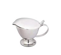 Weis Saucière avec couvercle 450 ml en acier inoxydable argenté, dimensions : 17 x 12,3 x 12 cm, 15880