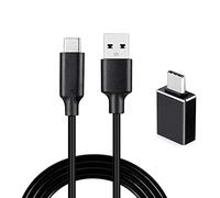 weishan Câble de type C vers USB compatible avec Focusrite Scarlett Solo (3e génération), Scarlett 2i2 (3e génération), interface audio USB, avec adaptateur USB C mâle vers USB femelle, 2 m