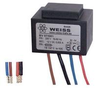 Weiss Elektrotechnik 07/052 Transformateur dalimentation compact 1 x 230 V 1 x 24 V/DC 7.50 W 312 mA G