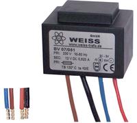 Weiss Elektrotechnik 07/052 Transformateur d'alimentation compact 1 x 230 V 1 x 24 V/DC 7.50 W 312 mA