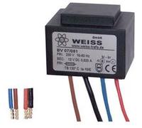 Weiss Elektrotechnik 07/053 Transformateur d'alimentation compact 1 x 230 V 1 x 8 V/AC 10 VA 1250 mA