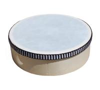 Weiße Holzrahmentrommel, 15 cm Handtrommel, Percussioninstrument mit klarem Klang, leicht zu halten, für Rhythmus
