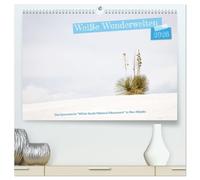Weiße Wunderwelten - White Sands National Monument (hochwertiger Premium Wandkalender 2026 DIN A2 quer), Kunstdruck in Hochglanz: Schönheit und ... White Sands National Monuments in Neumexiko