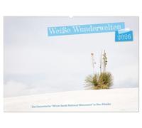Weiße Wunderwelten - White Sands National Monument (Wandkalender 2026 DIN A2 quer), CALVENDO Monatskalender: Schönheit und Vielfalt der einzigartigen ... White Sands National Monuments in Neumexiko