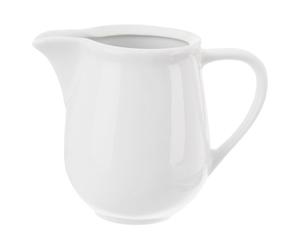 Weißer Porzellanmilchkännchen MONA 260 ml