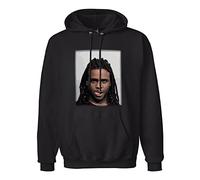 WEISULANG Chief Keef Sosa Mugshot Hoody Sweatershirt Black XXL
