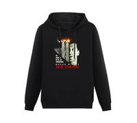 WEISULANG Die Hard Bruce Willis Action Movie Retro Hoody Mens Hoodie Gift Hoody Sweatershirt Black XXL