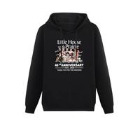 WEISULANG Little House on The Prairie 46th Anniversary TV Series Gift Pullover Hoody Black XXL